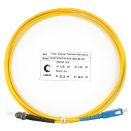 Оптический патч-корд SC-ST Cabeus FOP(s)-9-SC-ST-2m 9/125 2 метра