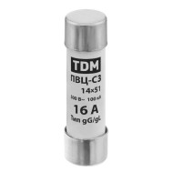 Плавкая вставка TDM ПВЦ-С3 14х51 16А