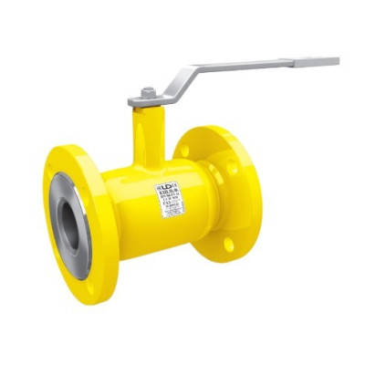 Шаровой стальной кран LD для газа фланец/фланец равнопроходной с рукояткой Ду100 Ру16