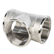 STOUT Тройник ВВВ никелированный 2" (SFТ-0020-000002)