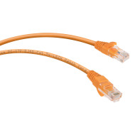 Патч-корд Rj-45 Cabeus PC-UTP-RJ45-Cat.5e-0.5m-OR-LSZH кат.5е 0.5 метра оранжевый