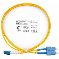 Оптический патч-корд LC-SC Cabeus FOP(d)-9-LC-SC-1m 9/125 1 метр