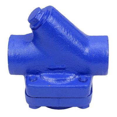 Конденсатоотводчик термостатический DN.ru STS2131P-T Ду15 Ру16 резьбовой, корпус - низкоуглеродистая сталь A105, уплотнение - PTFE, с фильтром