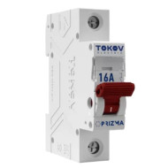 Выключатель TOKOV Electric Prizma нагрузки модульный 1П 16А