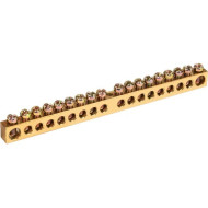 Шина IEK PEN "N" нулевая 8х12мм 18/1 (18групп/крепеж по центру)