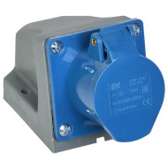 Розетка стационарная IEK ССИ-113 16А 220В 2P+PЕ IP44