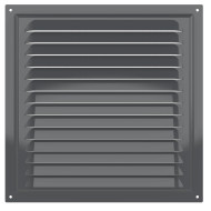 Решетка ERA 2525МЭ, металл, серая