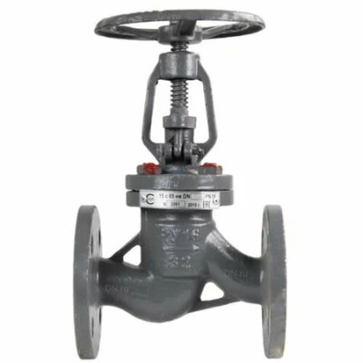 Клапан запорный Сантехкомплект сталь 15с65нж Ду125 Ру16 фл HJCN