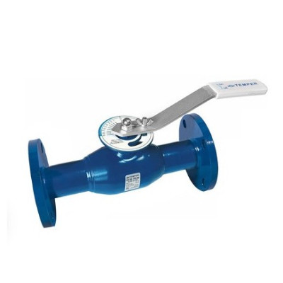 Кран шаровый фланцевый TEMPER Ду- 50 Ру40 регулирующий без измерителя ниппелей вода, газ, нефть