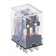 Реле промежуточное Dekraft 24В DC 2 переключающих контакта 10А ПР-102 с индикацией 23203DEK