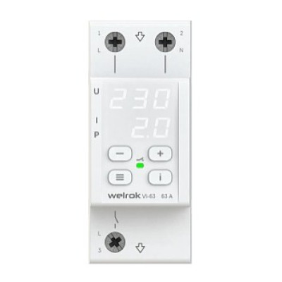 Реле напряжения c контролем тока Welrok VI-63
