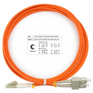 Оптический патч-корд LC-SC Cabeus FOP-62-LC-SC-3m 62,5/125 (ОМ1) 3 метра