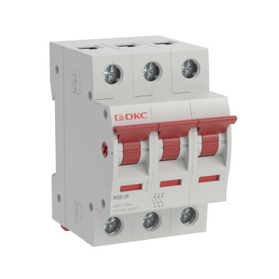 Выключатель нагрузки трёхполюсный DKC MSD YON 63A