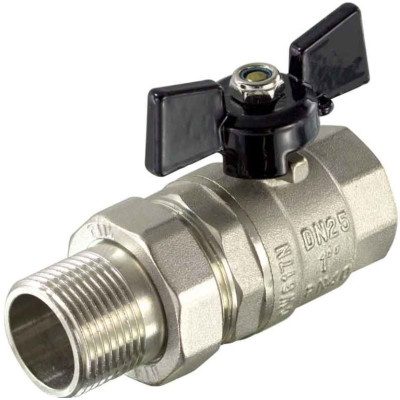 Кран шаровой 1 с удлинителем гш бабочка усиленный TIM