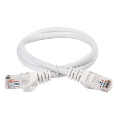 Коммутационный шнур ITK кат. 5Е UTP LSZH 2м белый