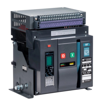 Воздушный автоматический выключатель ESQ ВА99-40A, 3 положения, 1250А, 65 кА, тип реле 3H, 220В