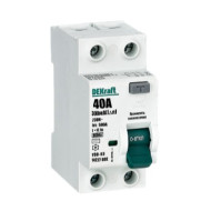 Выключатель дифференциального тока Dekraft УЗО 03-6кА-2P-040А-300-AC