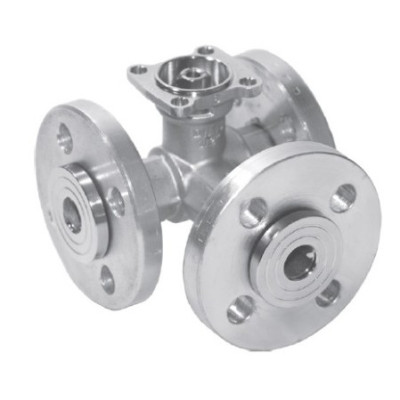 Регулирующий шаровой кран BELIMO R7020R6P3-B1, трехходовой, с фланцами