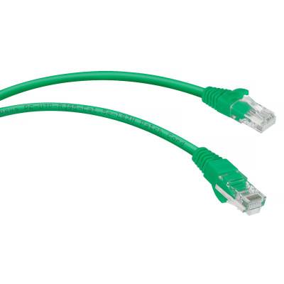 Патч-корд Rj-45 Cabeus PC-UTP-RJ45-Cat.5e-0.15m-GN кат.5е 0.15 метра зеленый