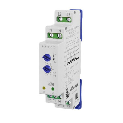 Реле напряжения Меандр РКН-3-21-15 АС230В/AC400В УХЛ4