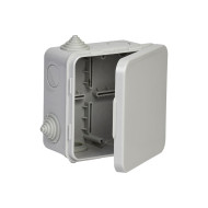 Коробка распределительная КМ 100х100х50мм о/к IP54 8 вв. (7035) GENERICA