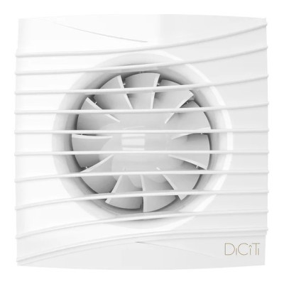 Вентилятор осевой вытяжной ЭРА.SILENT 5C matt white D125
