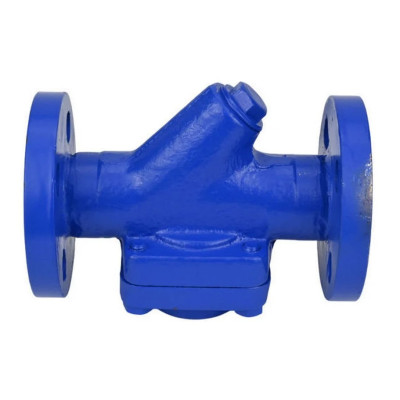 Конденсатоотводчик термостатический DN.ru STS2131P-F Ду25 Ру16 фланцевый, корпус - низкоуглеродистая сталь A105, уплотнение - PTFE, с фильтром