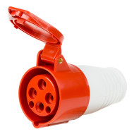 Розетка Rexant 214 переносная 3Р+РЕ 16А 380В IP44