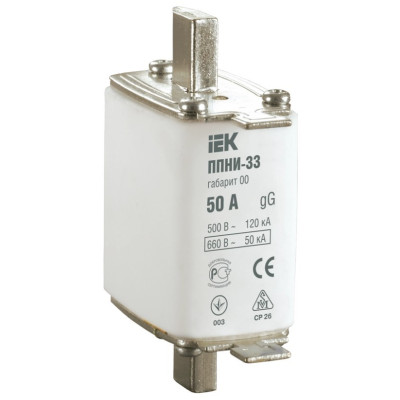 Вставка плавкая IEK ППНИ-33 20А габарит 0