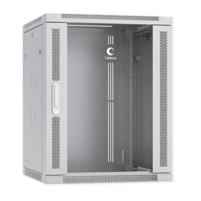 Шкаф телекоммуникационный настенный 19" 15U Cabeus SH-05F-15U60/45-R