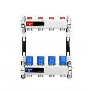 Группа коллекторная для отопления VARMEGA ВР 1" на 4 контура 3/4" EK