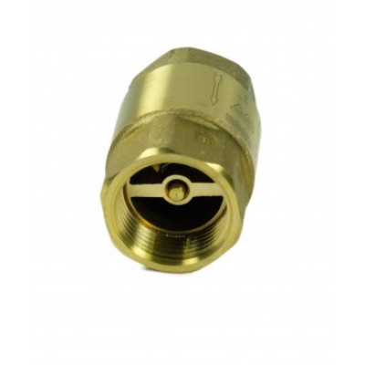 Клапан обратный пружинный GENEBRE 3121 10 DN065 PN12, корпус - латунь, клапан - латунь + NBR, ВР/ВР