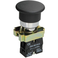 IEK BBG70-BC-K02 Кнопка LAY5-BS21 "Грибок" черная 1з