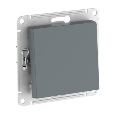 1-клавишный ПЕРЕКЛЮЧАТЕЛЬ Systeme Electric ATLASDESIGN, сх.6, 10АХ, быстрозажимные клеммы, ГРИФЕЛЬ