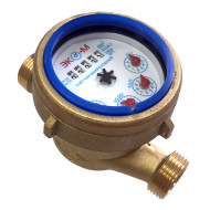 Счетчик х/в без глицерина Ду15 40С L=110 в/к мокр ЭКОМЕРА Э-15М-110-БГ