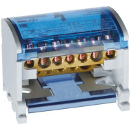 Шина нулевая на DIN-рейку в корпусе 2х7 групп