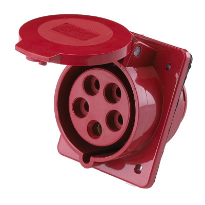 Розетка скрытая Dekraft РС-102 32А 380В 3P+PE+N IP44