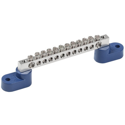 Шина нулевая IEK Ni ШНИ-6х9-12-У2-С на двух угловых изоляторах IEK YNN10-12-C2-K07-N