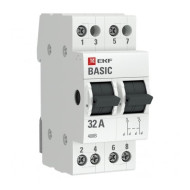 Трехпозиционный переключатель EKF 2P 32А Basic