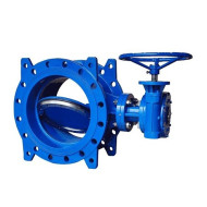 Затвор поворотный с двойным эксцентриситетом чугун EPDM Ду400 Ру10/16 ред фл д/чуг Benarmo