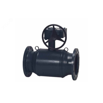 Шаровой кран РИДАН Jip Premium FF Ду300 Ру16 с установленным червячным редуктором, стандартный проход