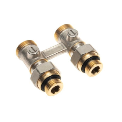 Клапан запорный Ридан LV-KB для нижнего присоединения к радиатору G¾ G½