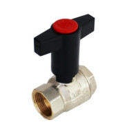 Кран шаровой 3/4" ВВ высокая ручка из пластмассы