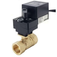 Кран TECHNO двухходовой шаровый с электроприводом HK340-08AN/24V