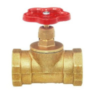 Клапан запорный латунь 15б1п Ду32 Ру25 м/м БАЗ