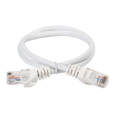Коммутационный шнур ITK кат. 6 UTP LSZH 2м белый