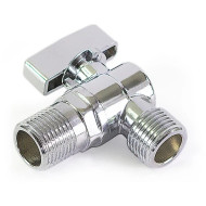 Кран шаровой 1/2х1/2 для подкл. с/т приборов TIM