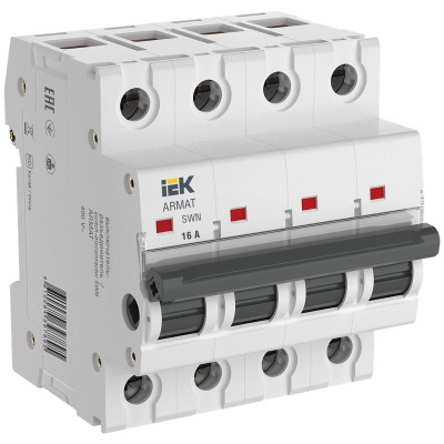 Выключатель-разъединитель IEK ARMAT SWN 4P 16А