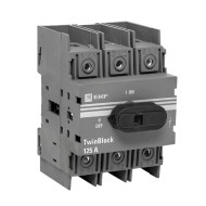 Рубильник EKF TwinBlock c рукояткой управления для прямой установки 3п 125A