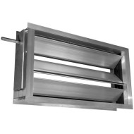 Воздушный клапан с подставкой под электропривод Shuft DRr 400х200